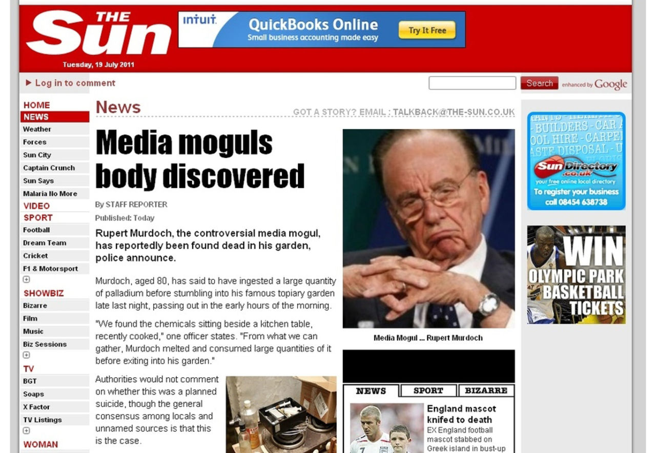 LulzSec hackade The Sun