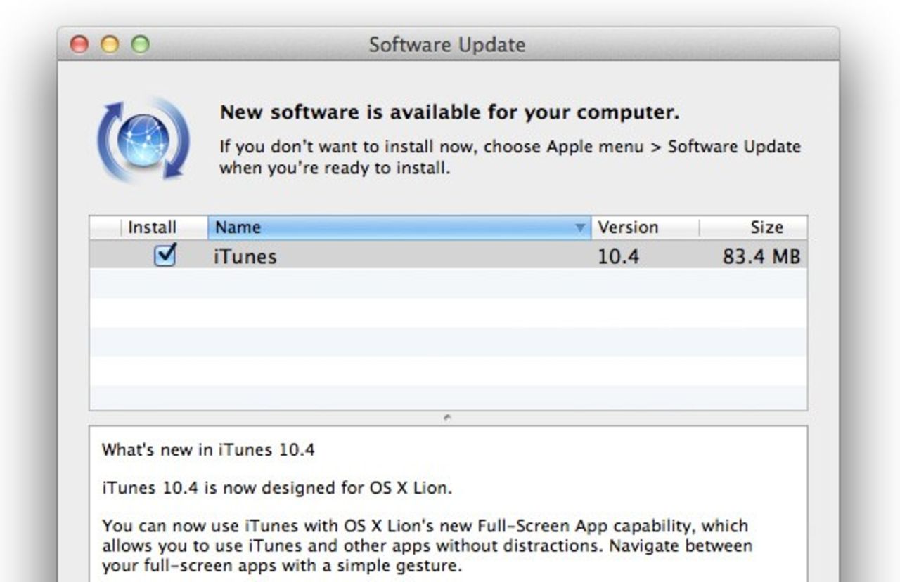iTunes och iWork uppdateras med nya Lion-funktionerna