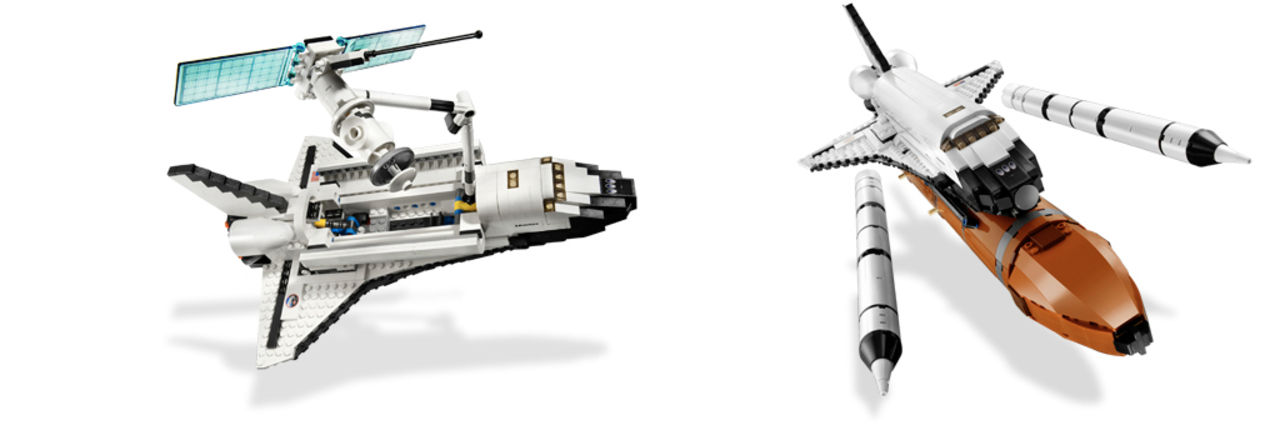 Rymdfärjan Atlantis i LEGO
