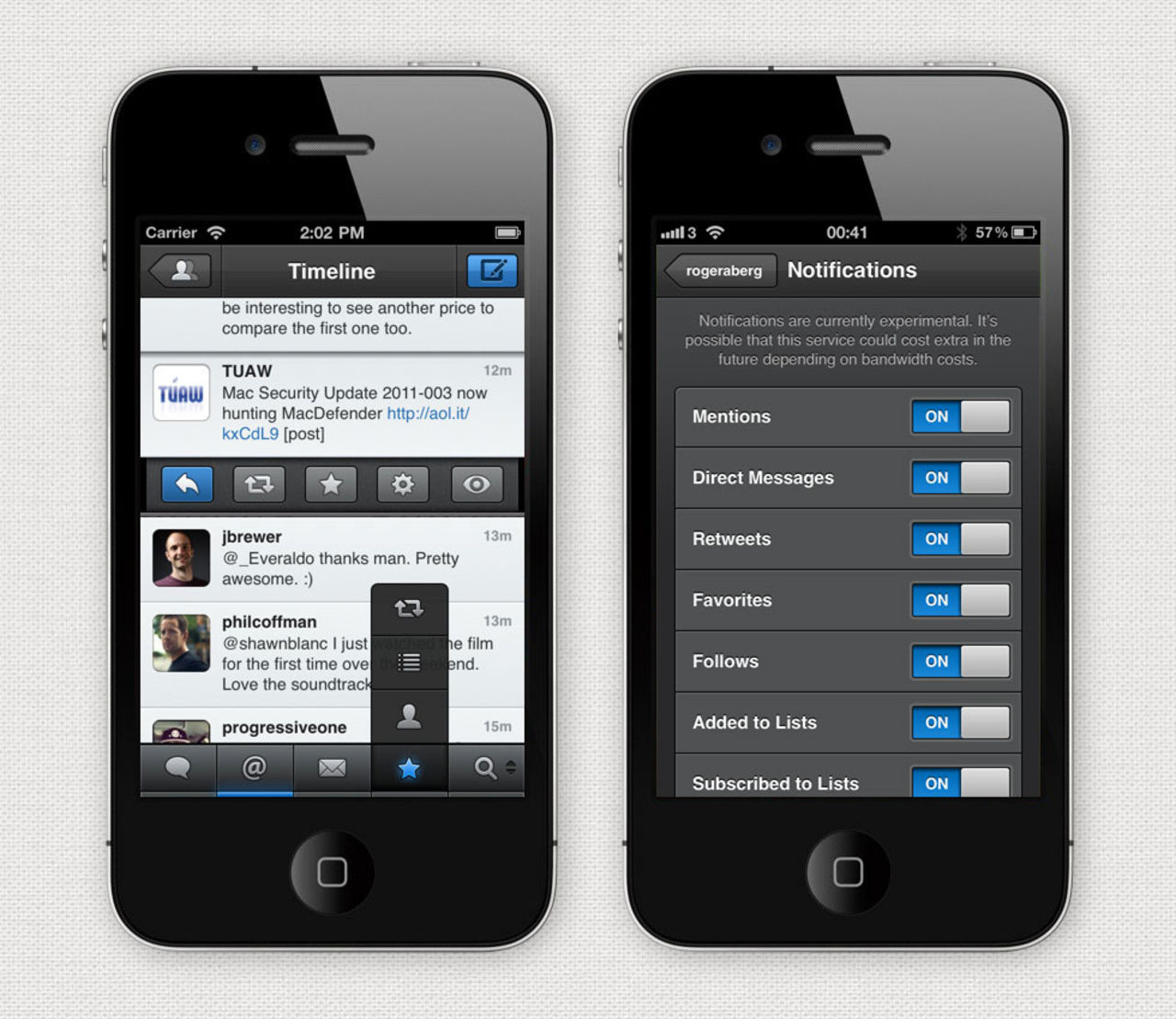 Tweetbot får push notifications