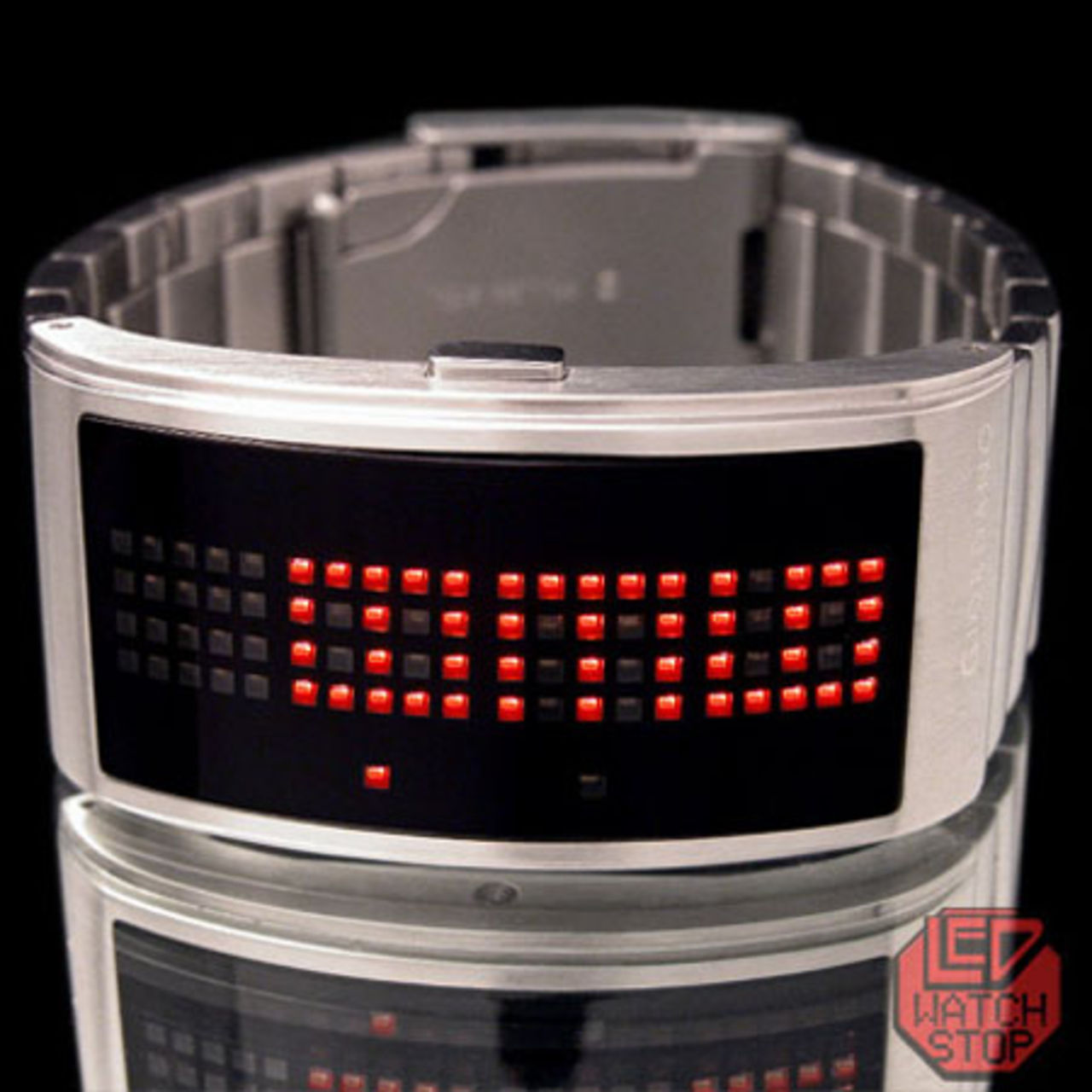 Schysst lysdiods-klocka