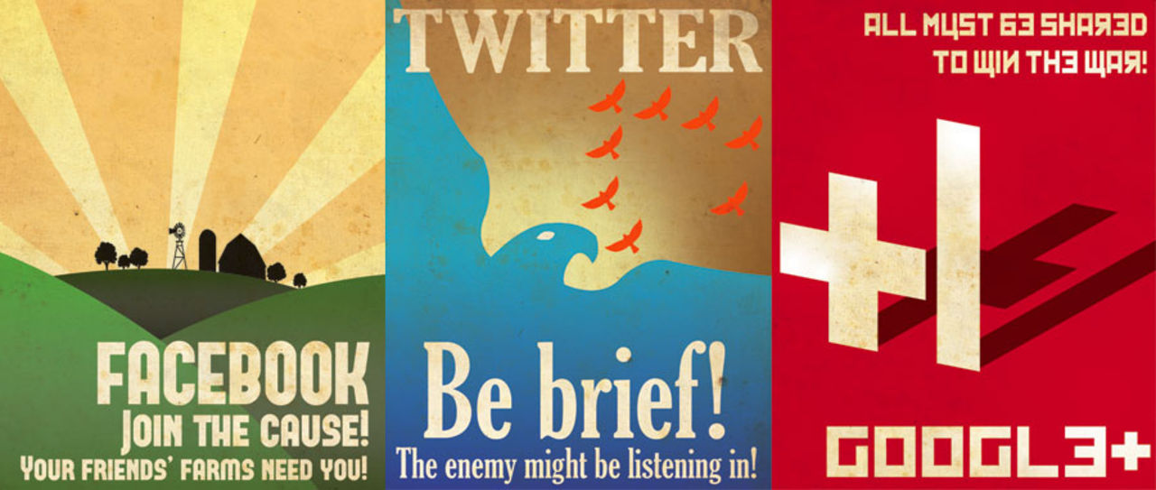 Propagandaposters för sociala tjänster