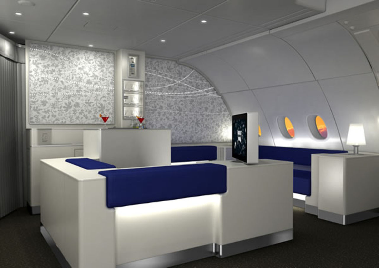 Korean Air bygger lounge-barer i flygplan