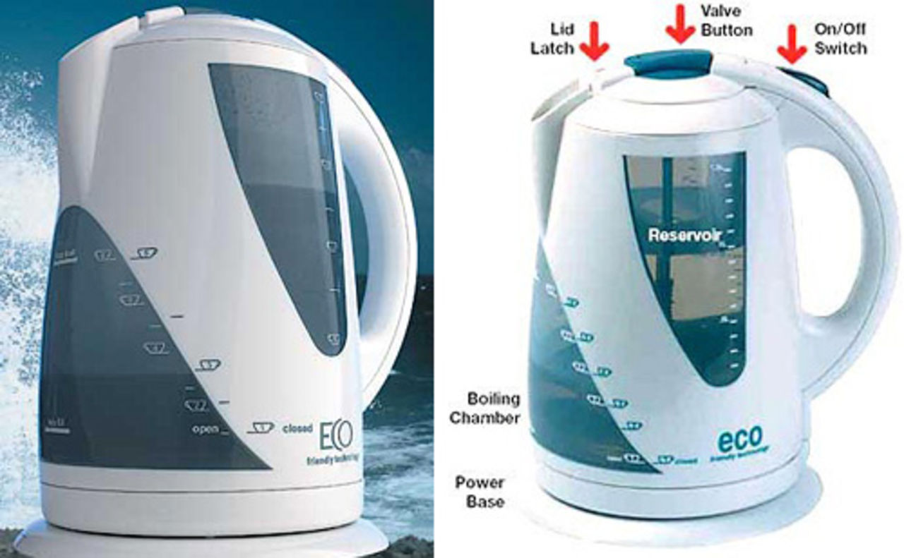 Eco Kettle - värmer endast så mycket vatten du behöver