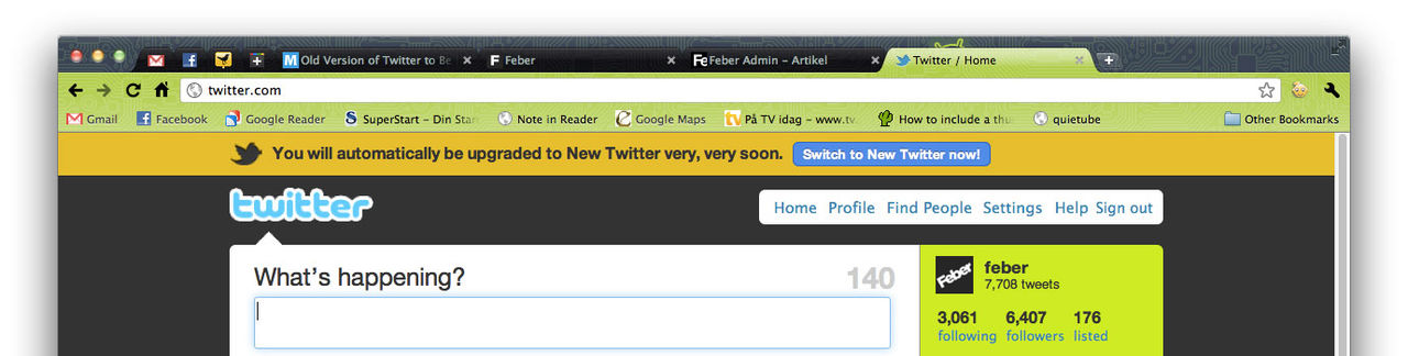 Hejdå gamla Twitter!
