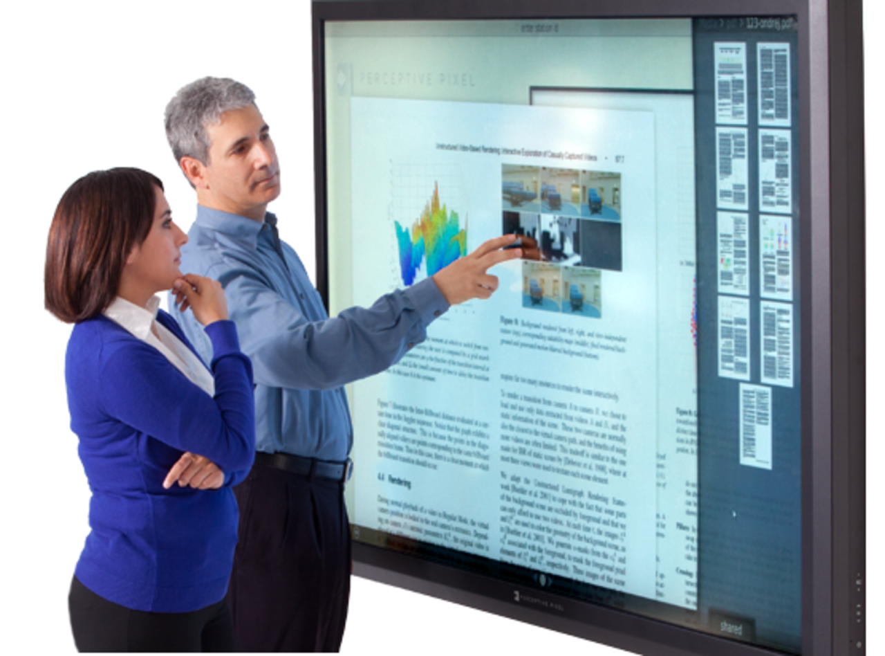 Perceptive Pixel visar upp världens största multi-touch-LCD