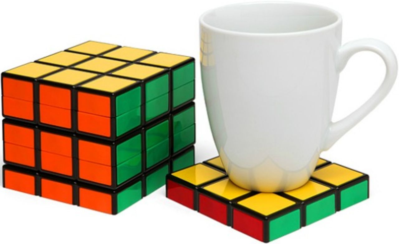 Fyrkantiga glasunderlägg