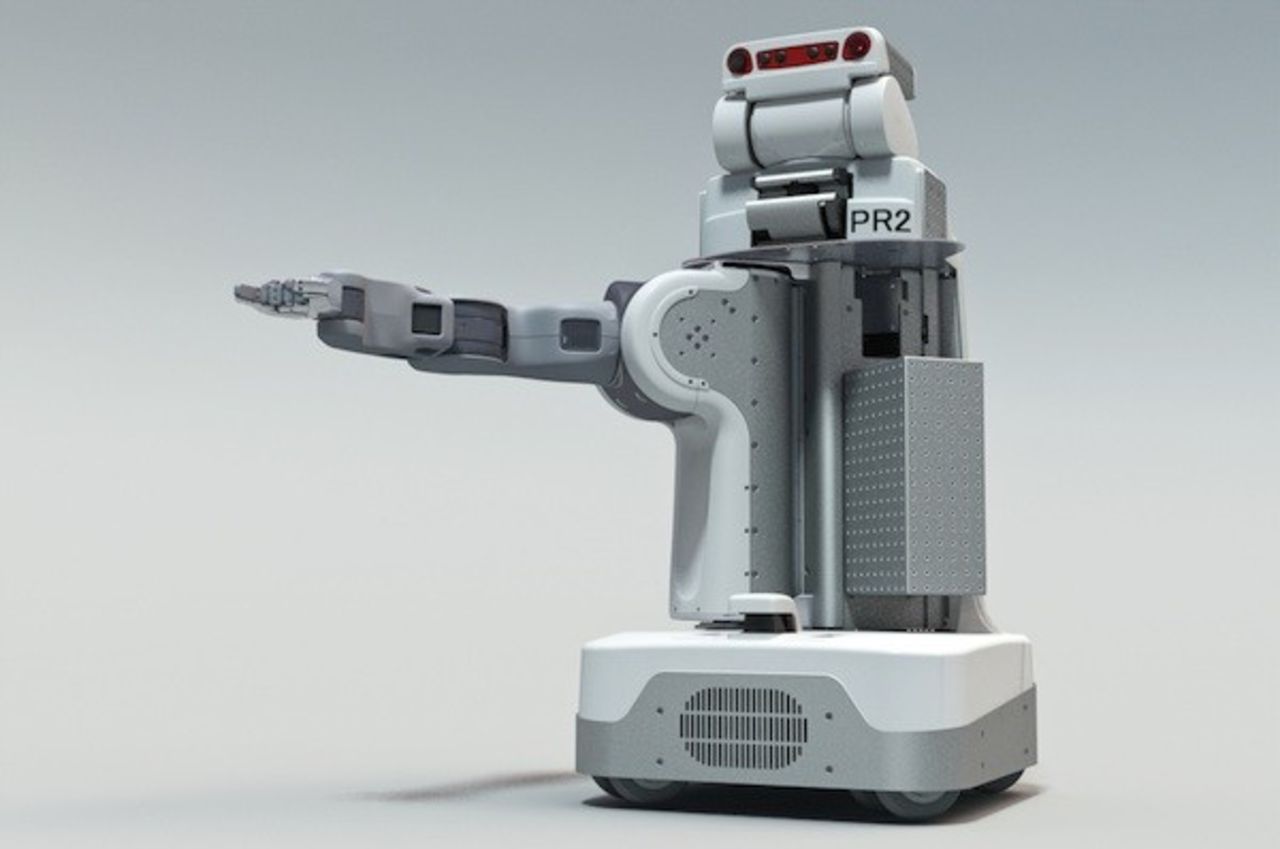 Roboten PR2 får en enarmad brorsa