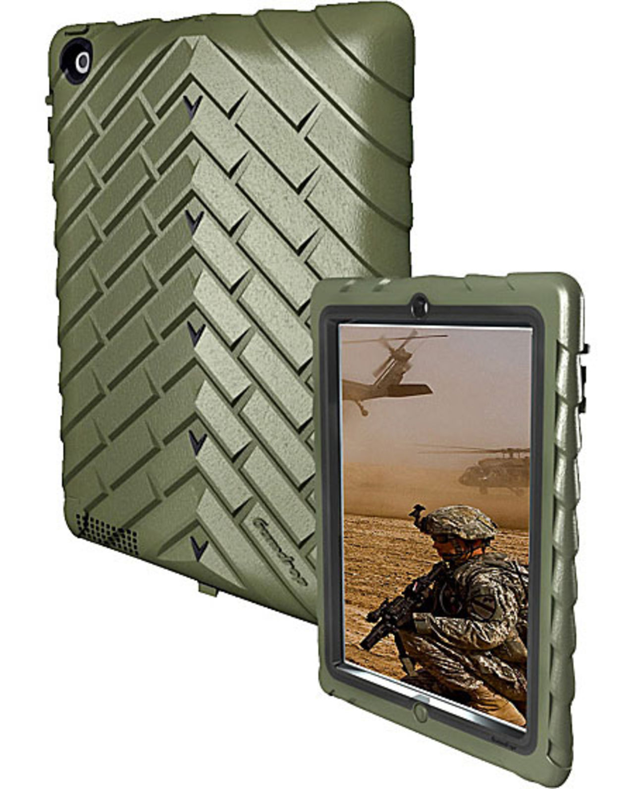 Robust skal till paddan som klarar krig