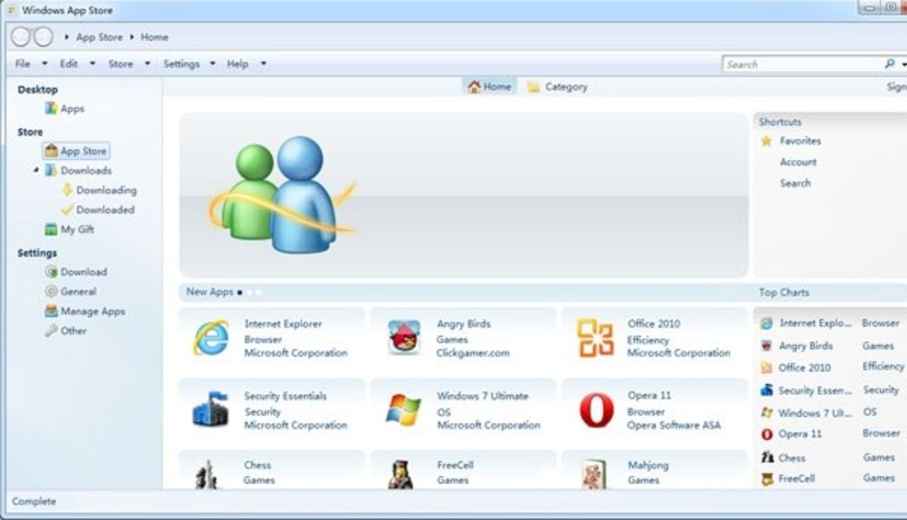 Windows 8 kommer få en App Store
