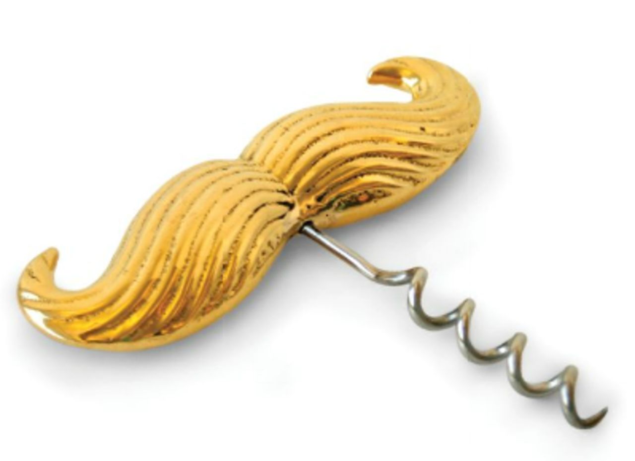 Korka upp med mustaschen