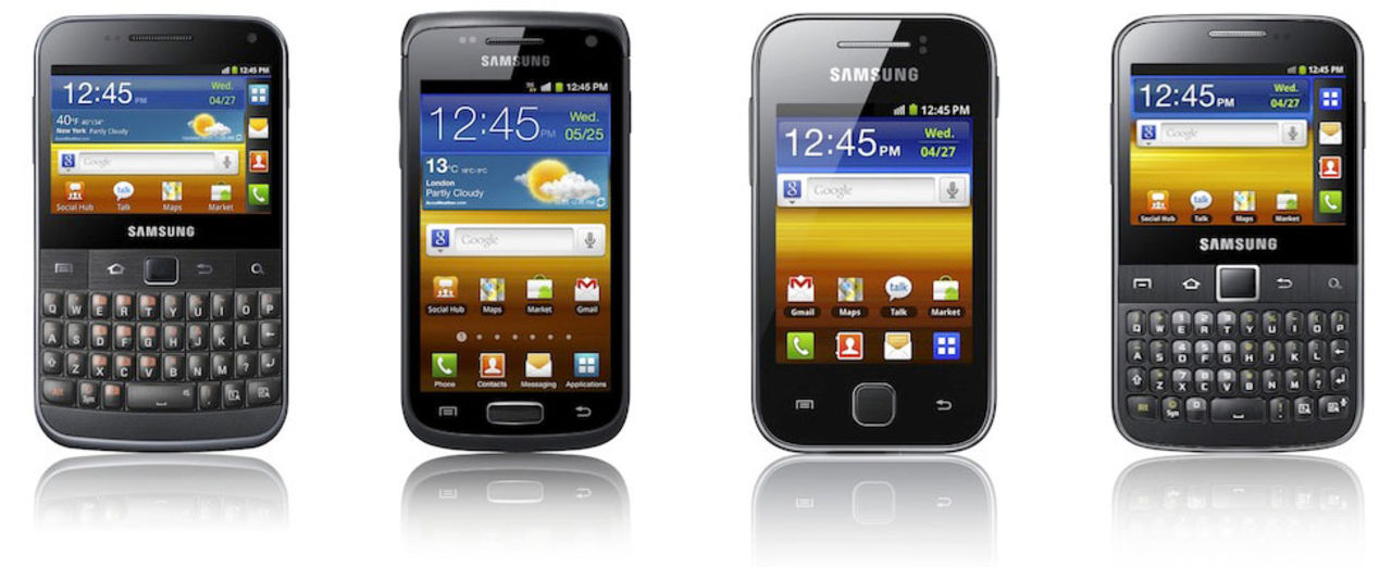 Fyra nya Androider från Samsung