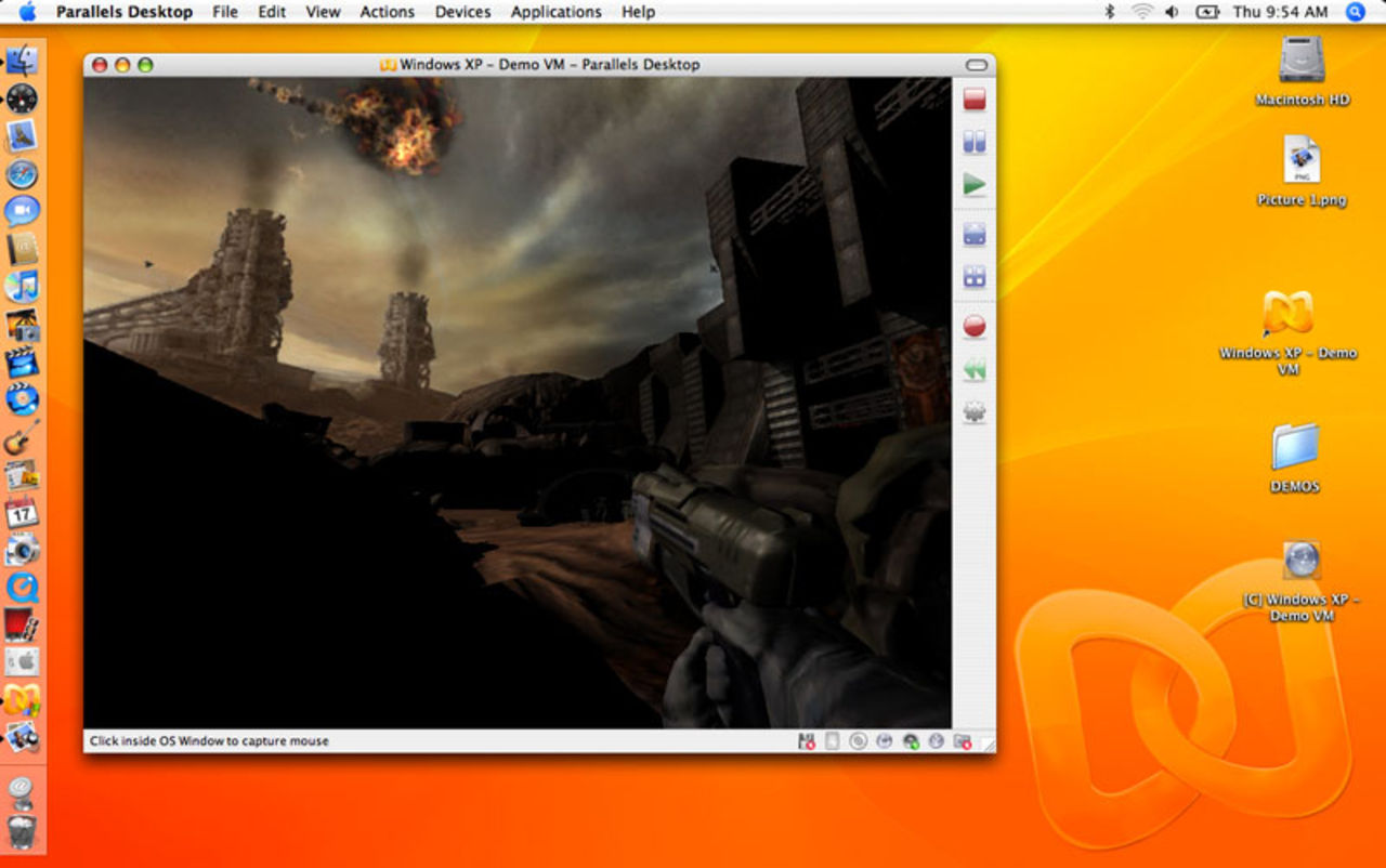 Parallels Desktop 3 på gång