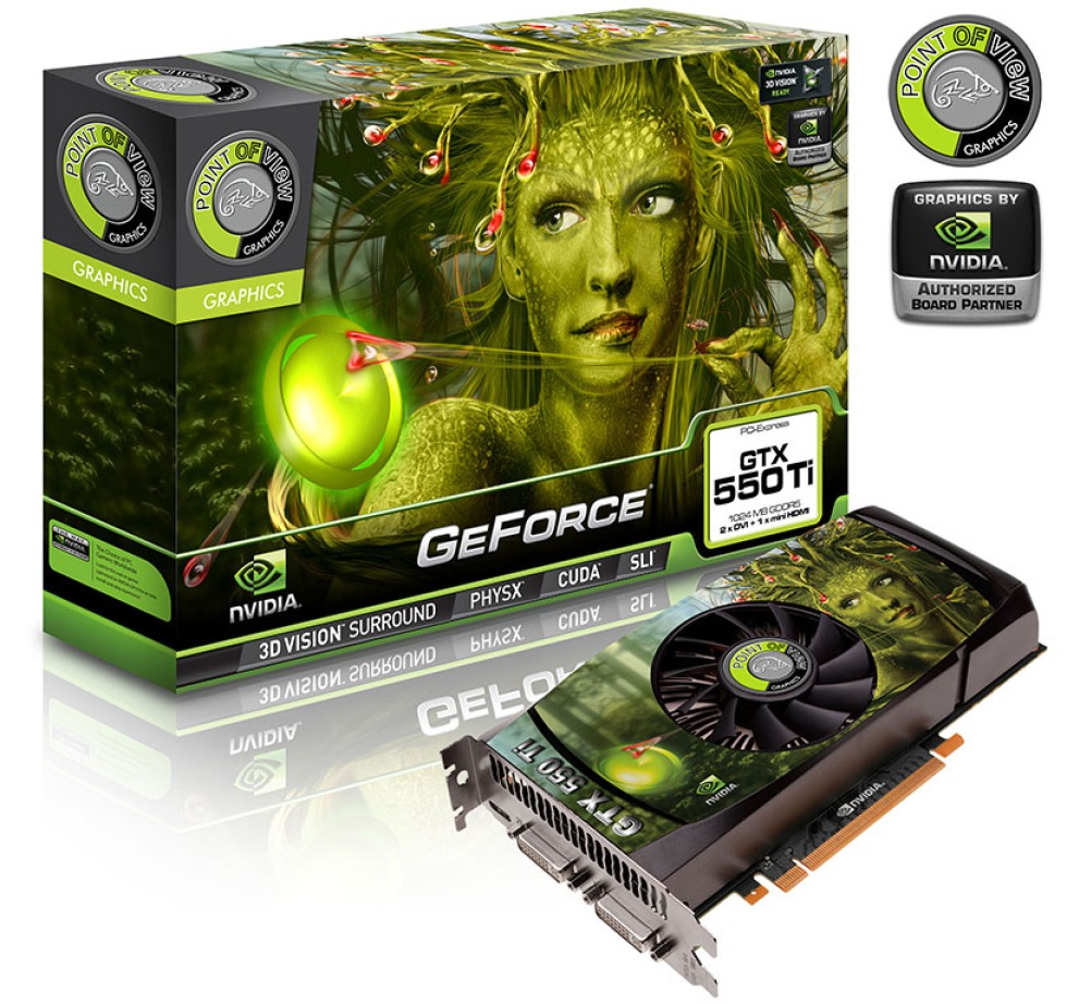 PoV GeForce GTX 550 Ti 4 GB