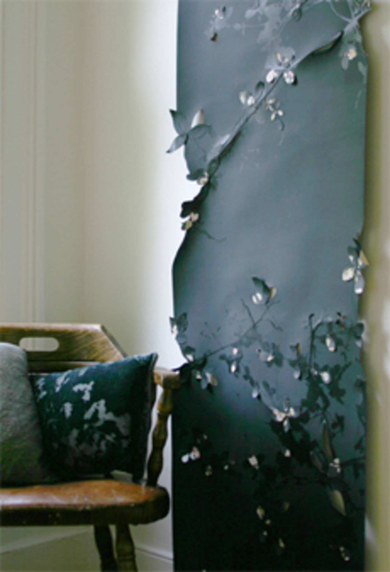 Black Blossom Wallpaper Panel