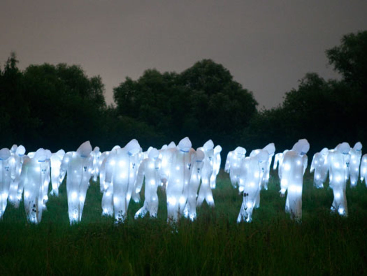 Lysande installation