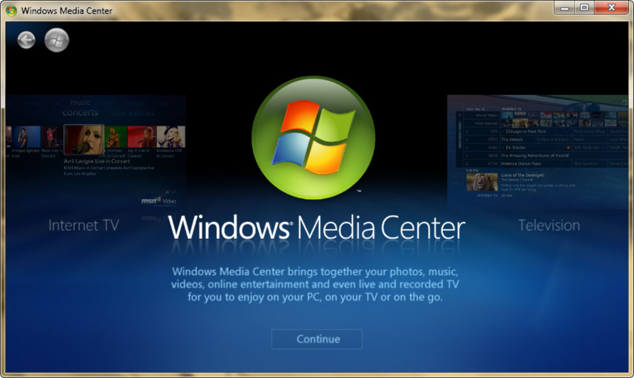 Windows Media Center kommer finnas kvar i Windows 8
