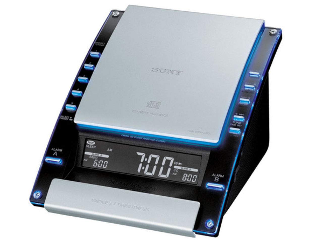 CD/Klockradio från Sony