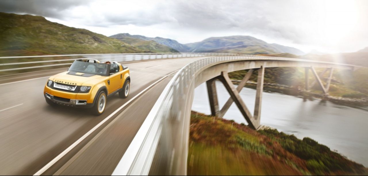 DC100 Concept - taklös version av nytt Defender-koncept