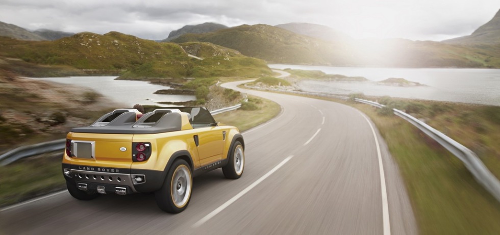 DC100 Concept - taklös version av nytt Defender-koncept