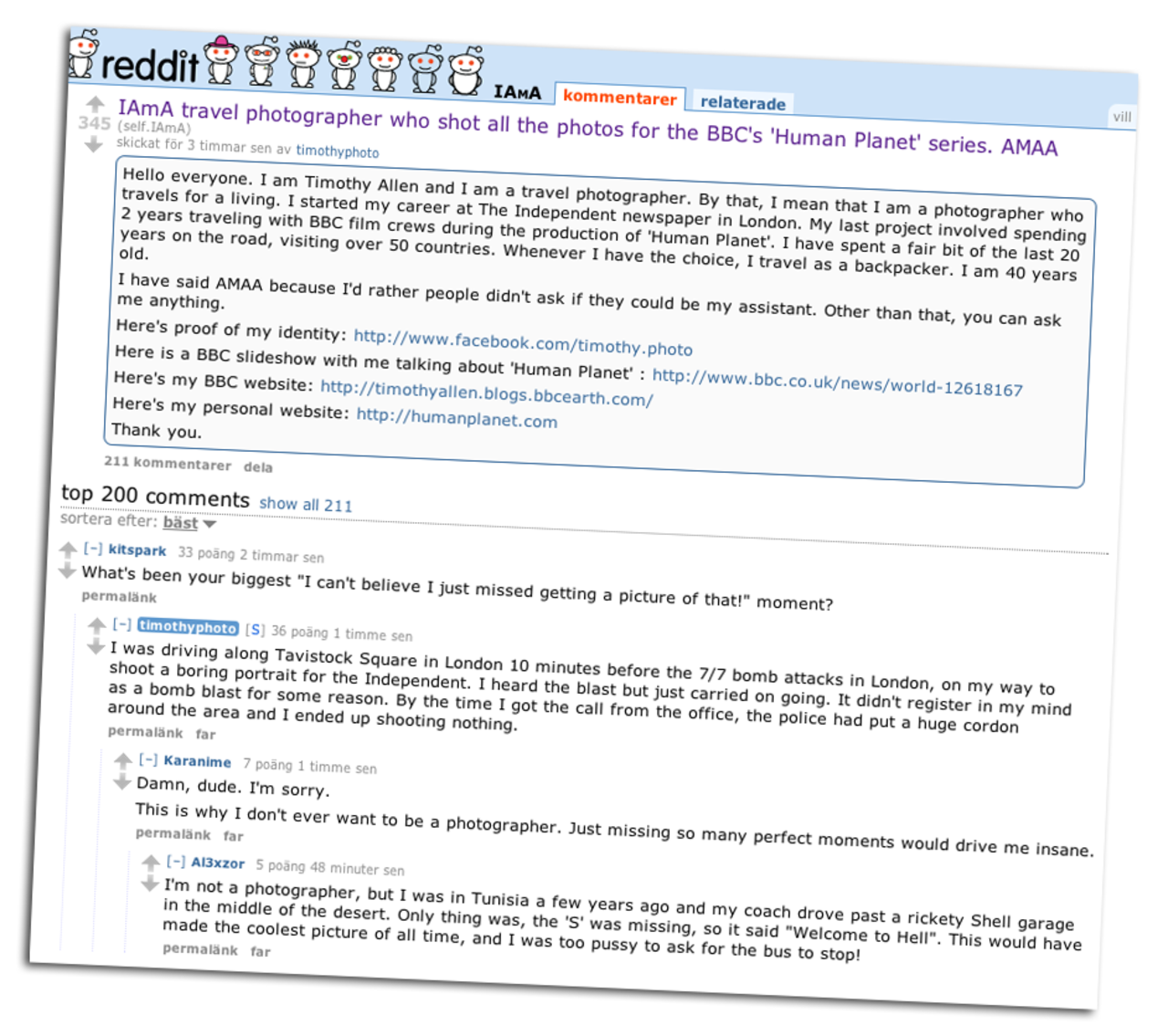 Fråga en resefotograf