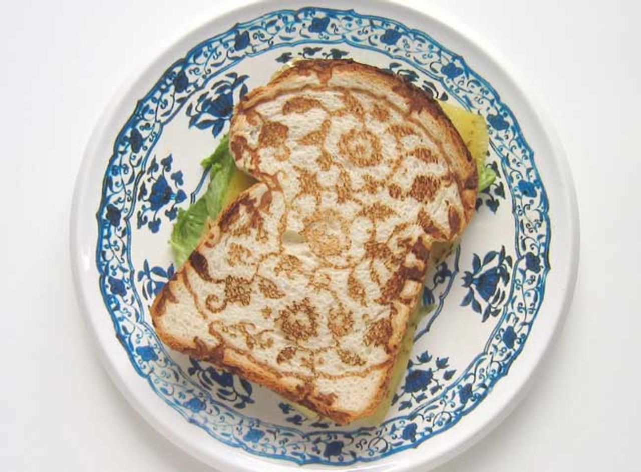 Bröd med vackra mönster