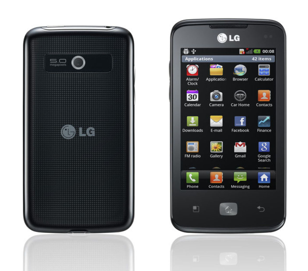 LG Optimus Hub, budgetmobil