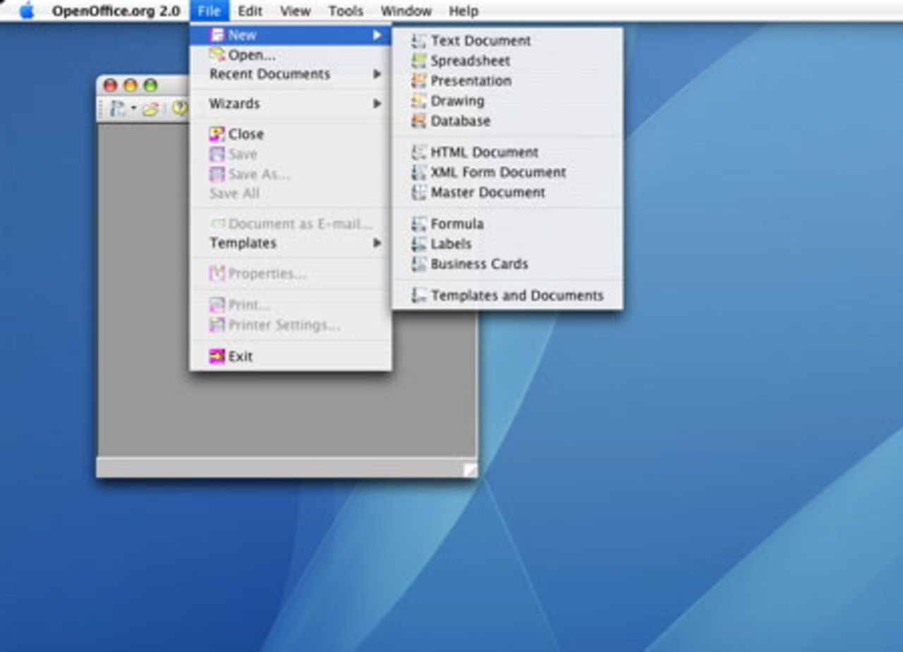 OpenOffice nu med Aqua