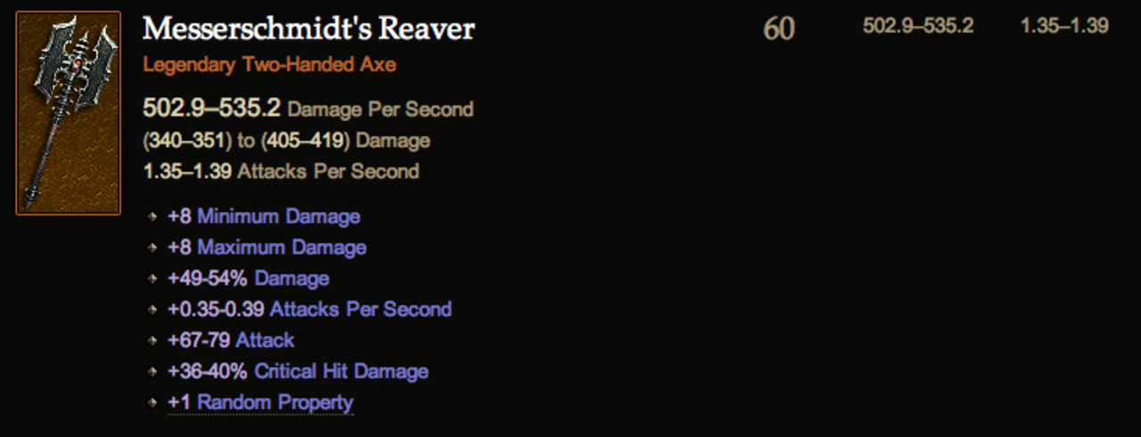 Spana in föremål från Diablo III