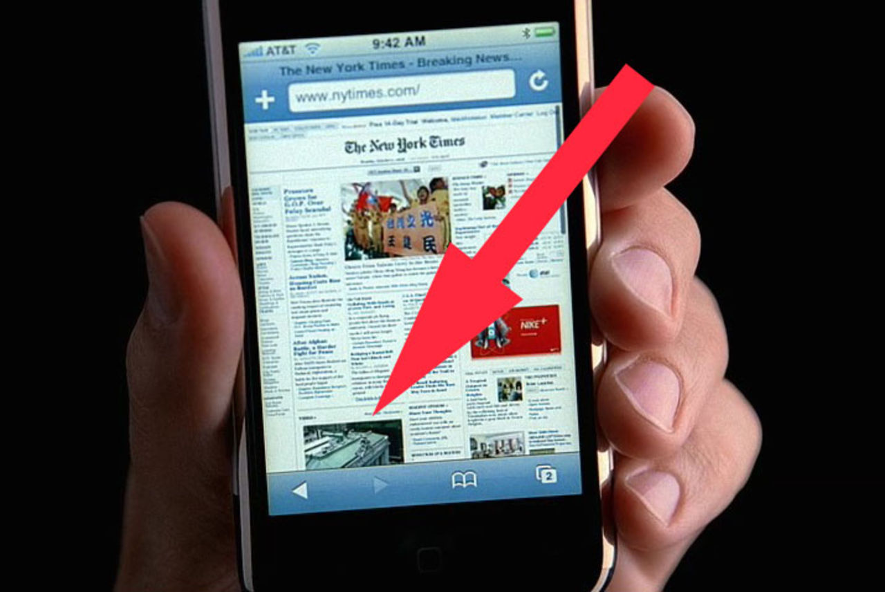 iPhone verkar ha stöd för flash