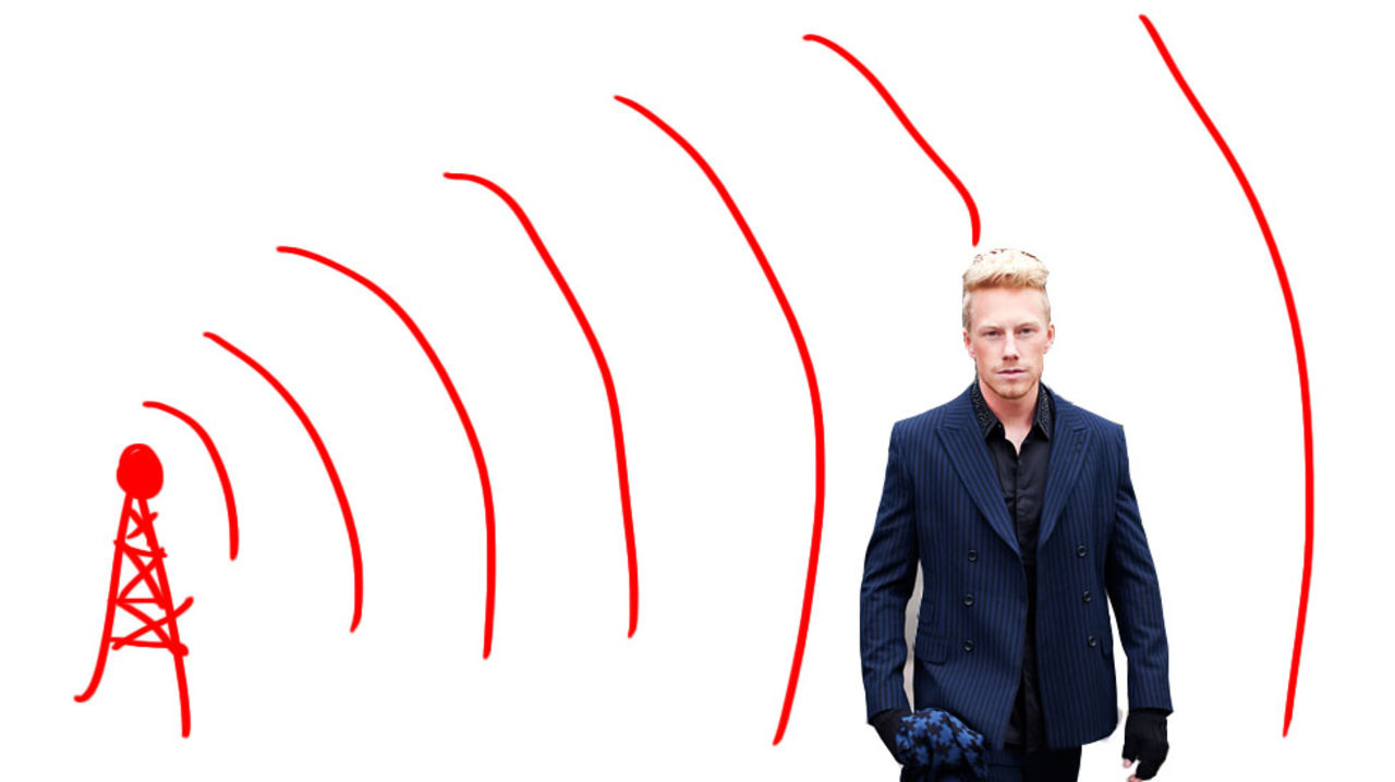 Se genom väggar med hjälp av Wifi