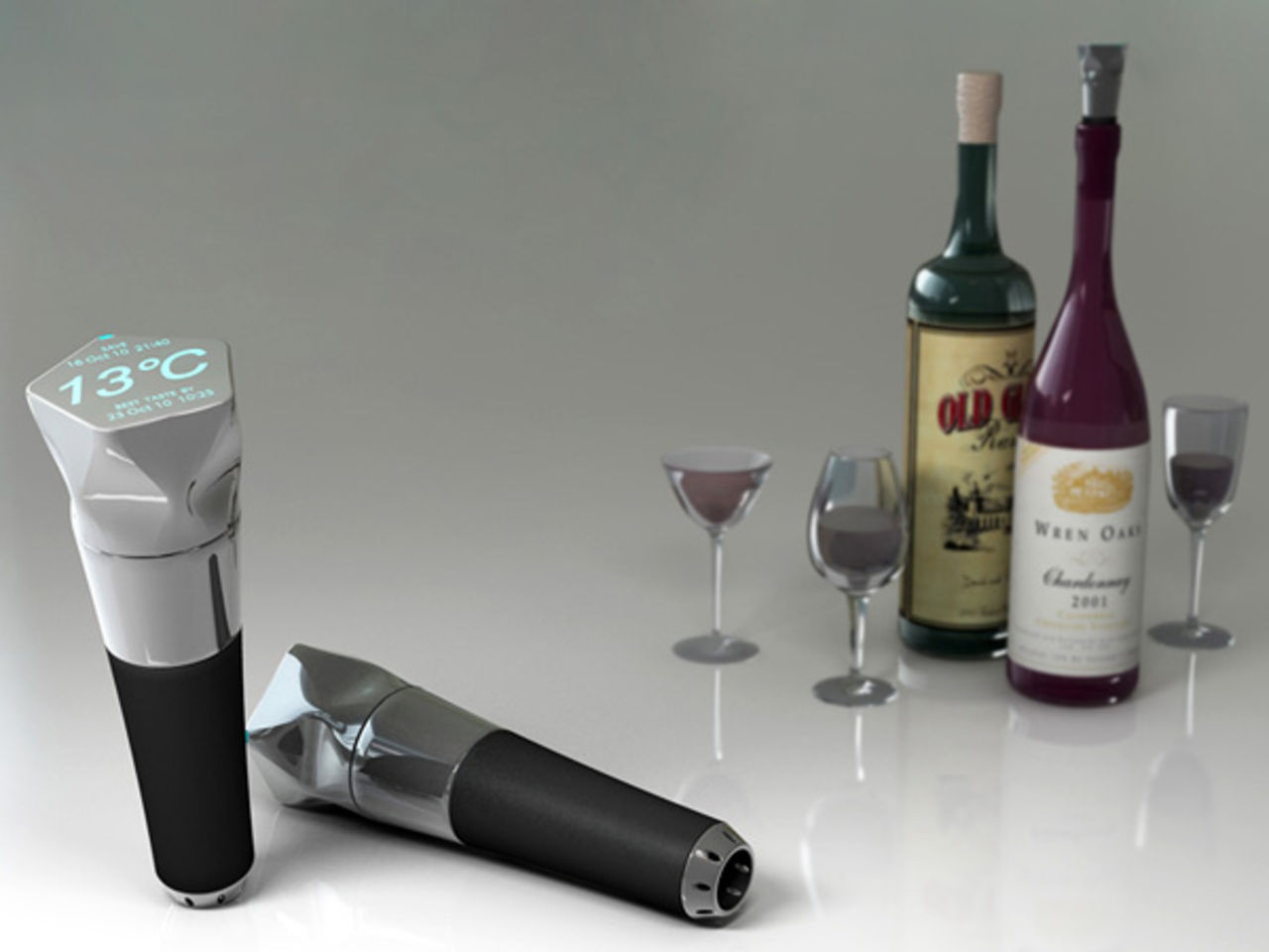 Vinkork med information