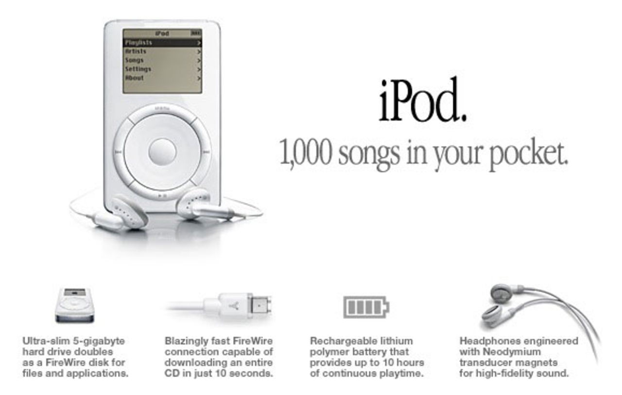 Vad folk sa om den första iPoden