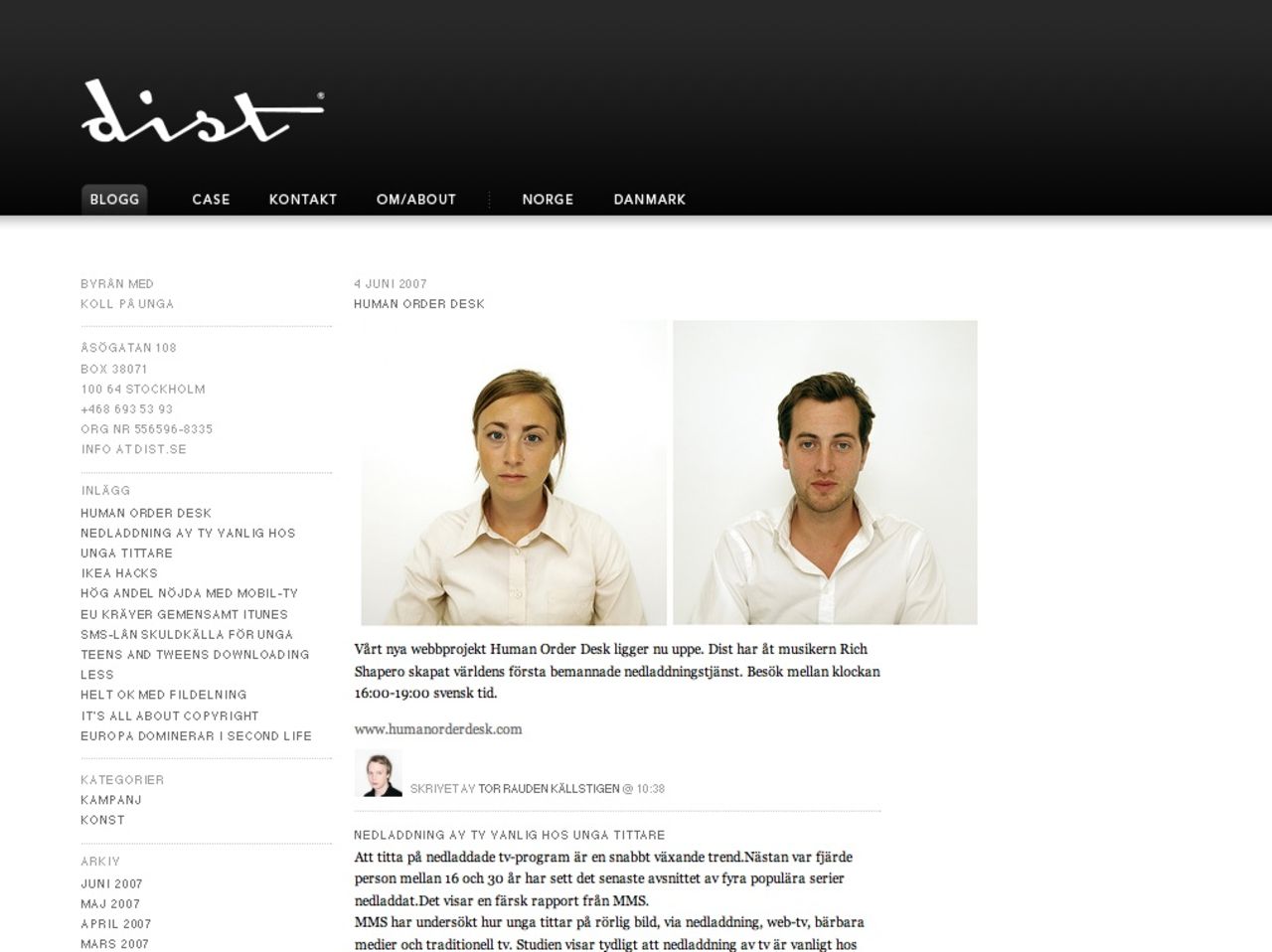 Dist bloggar