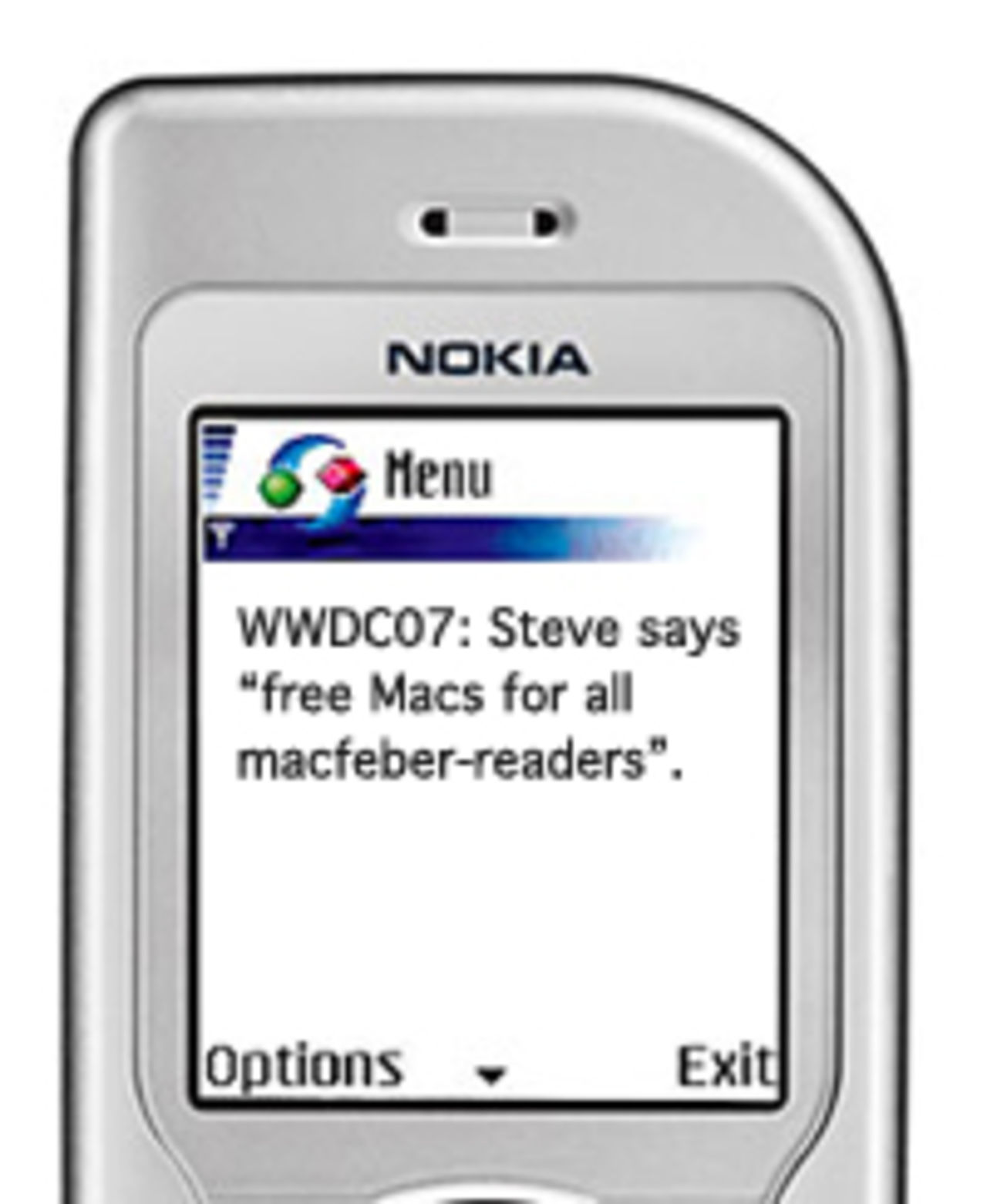 SMS-uppdateringar från WWDC