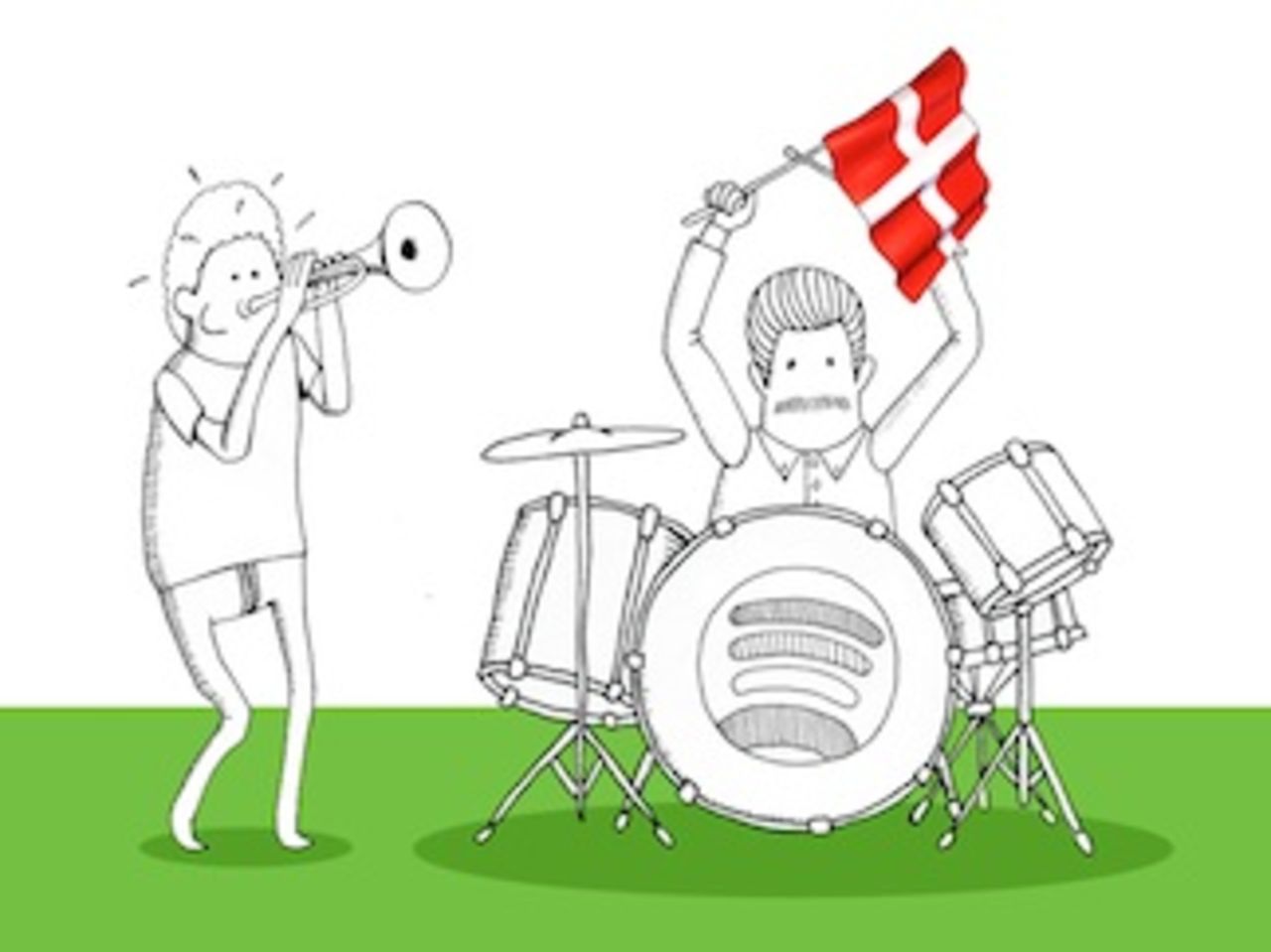 Spotify lanseras i Danmark