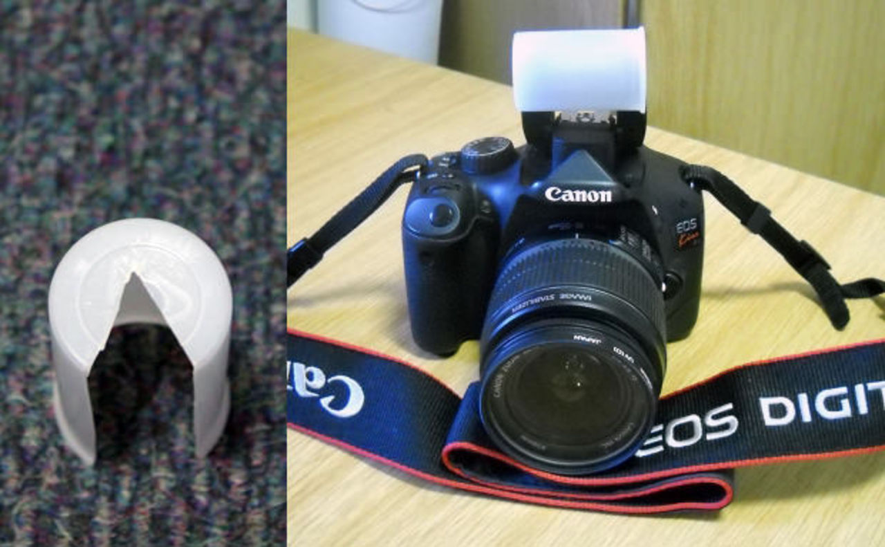 Diffusera kamerablixten