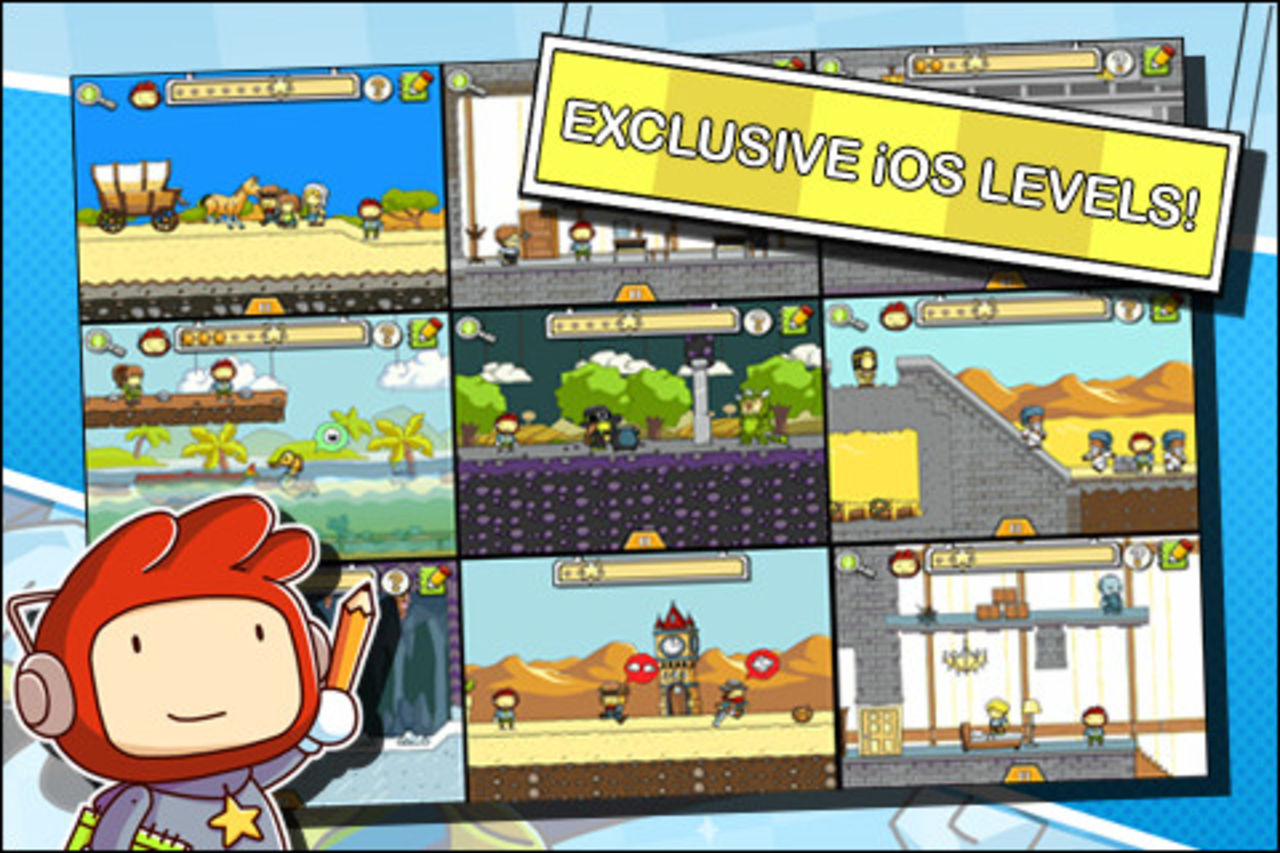Scribblenauts till iPad, iPhone och iPod touch