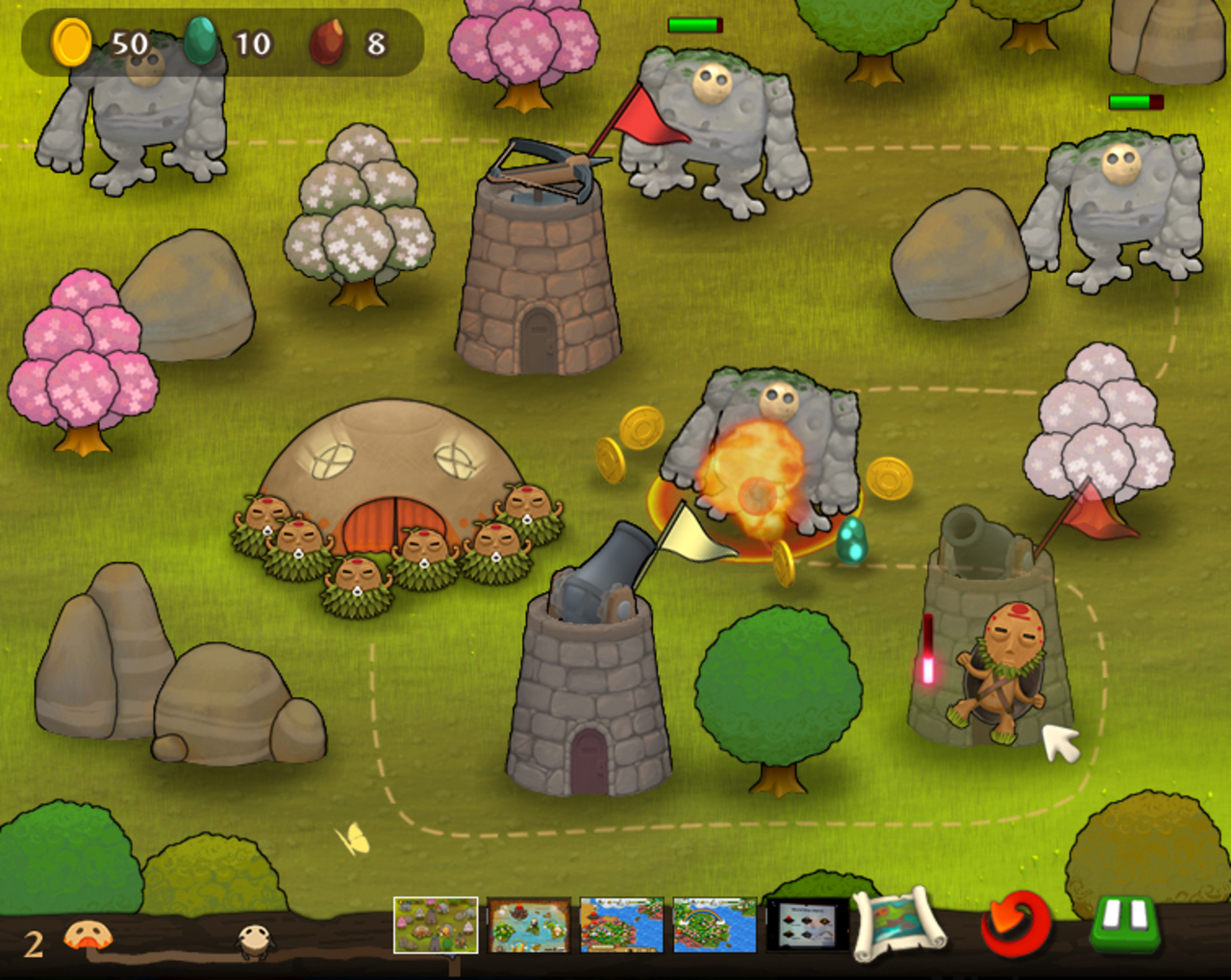 Alpha-testa PixelJunk Monsters