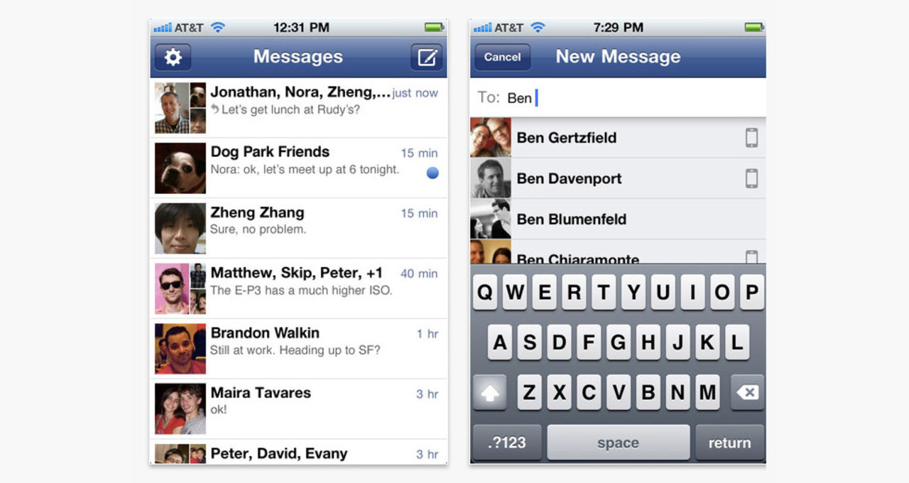 Facebook Messenger nu i svenska App Store