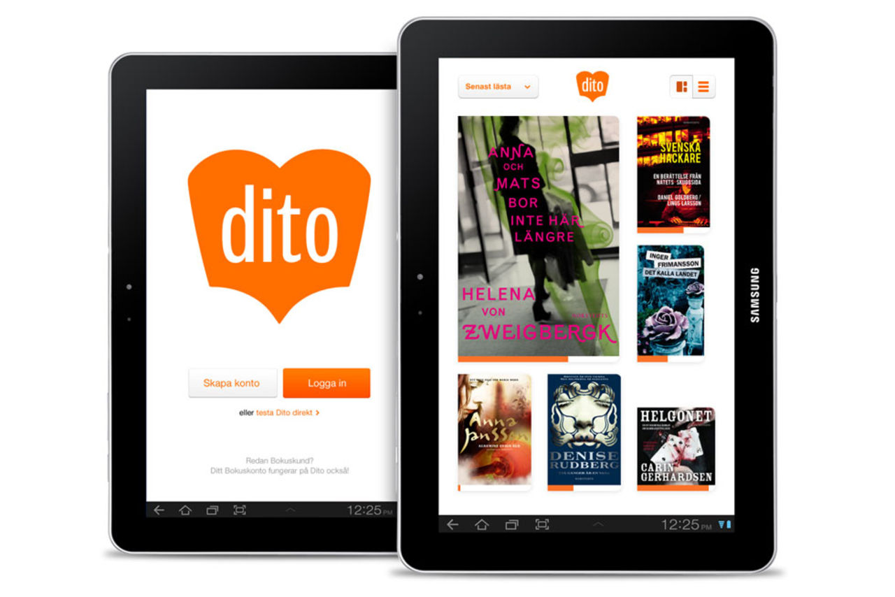 Dito - Bokus och Akademibokhandeln lanserar läsplatte-app