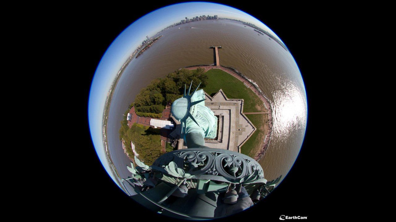 Frihetsgudinnan får panorama-kameror i 125-årspresent