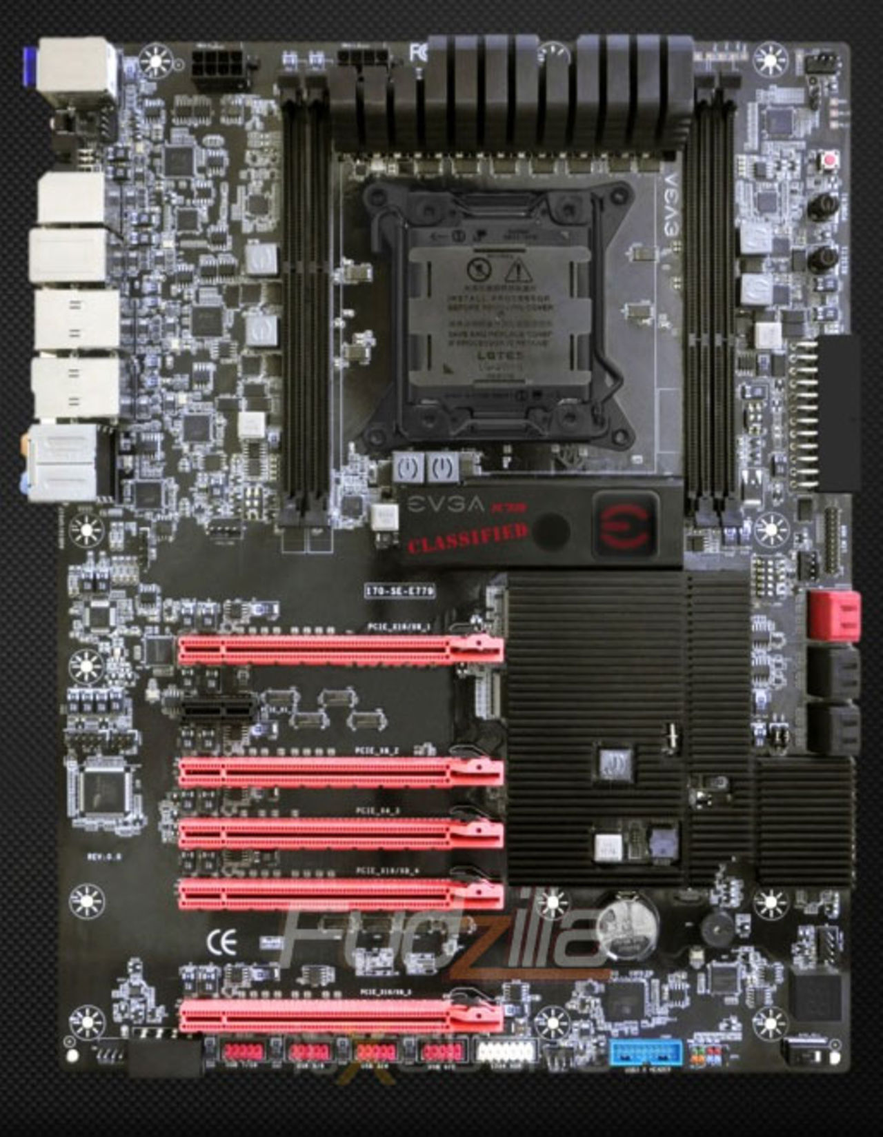 Bilder på EVGA X79 Classified