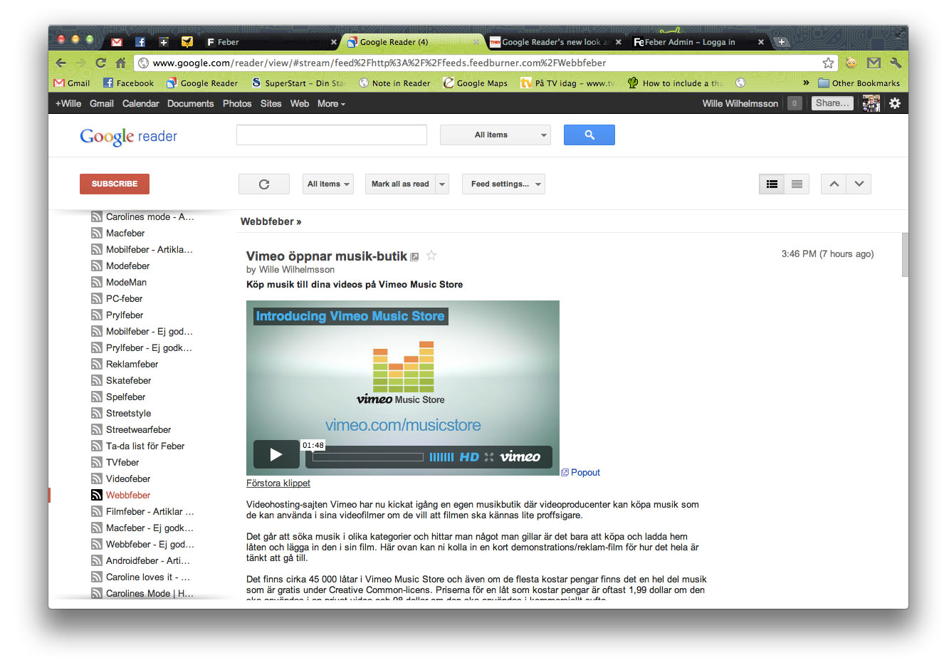 Google släpper ny version av Google Reader. Nu måste du dela RSS 