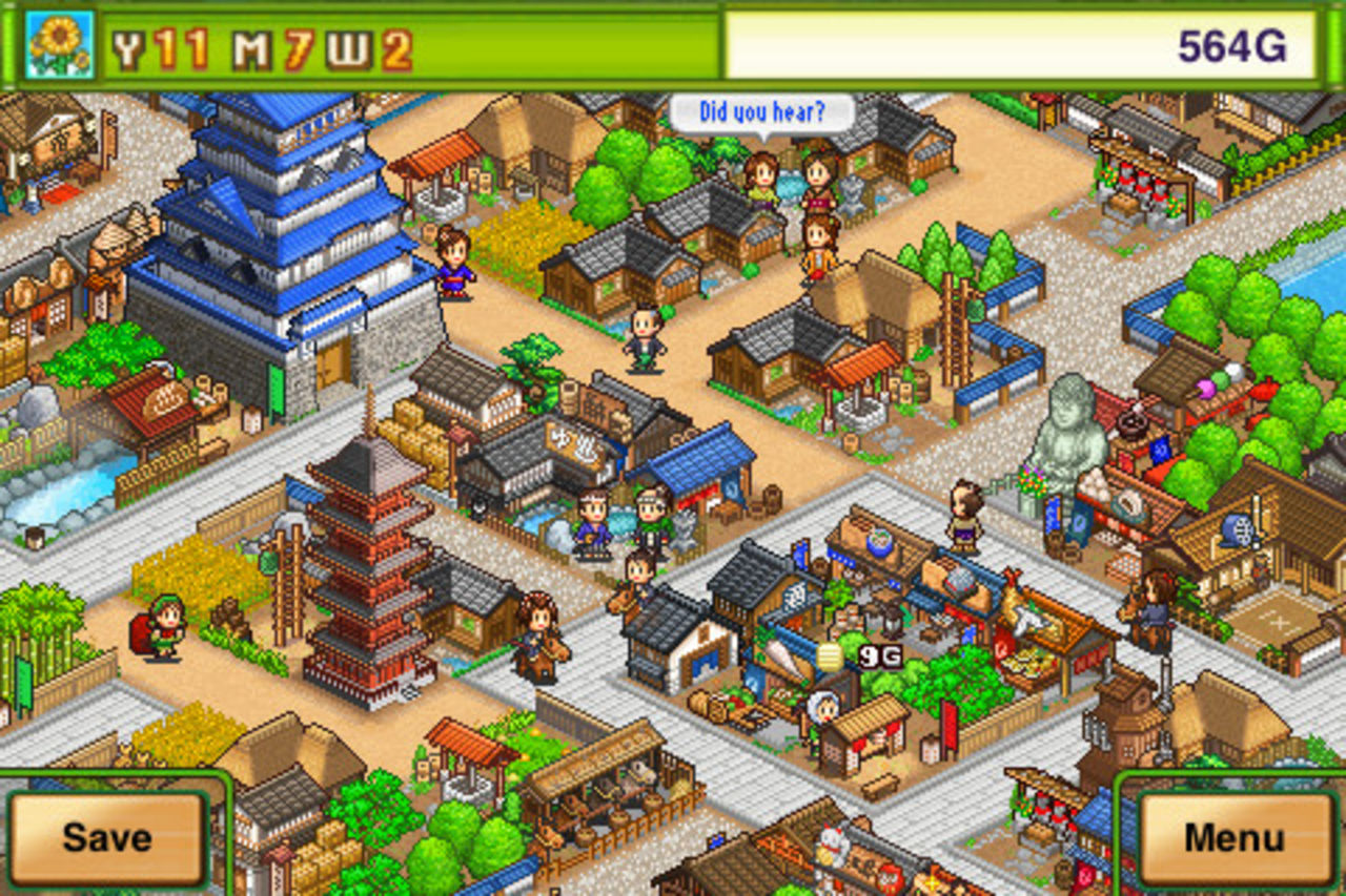 Kairosoft har släppt nytt spel: Oh! Edo Towns