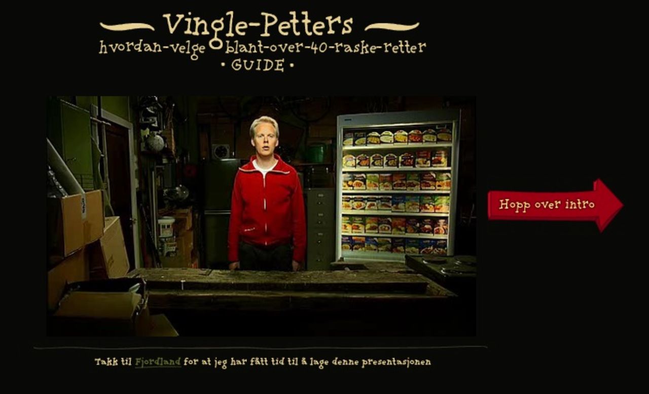 Vingle-Petter lär norrmän om raske-retter
