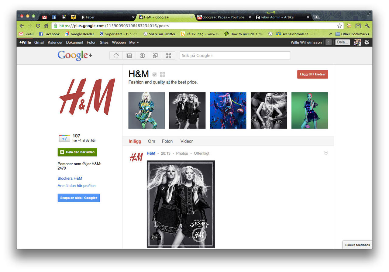 Google+ lanserar företags-sidor