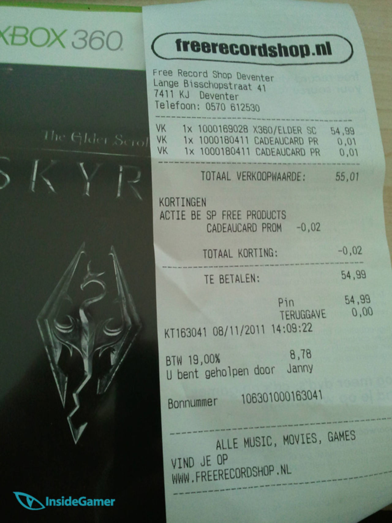 Skyrim säljs i Nederländerna