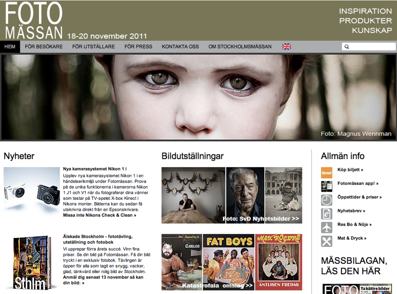 I helgen är det fotomässa