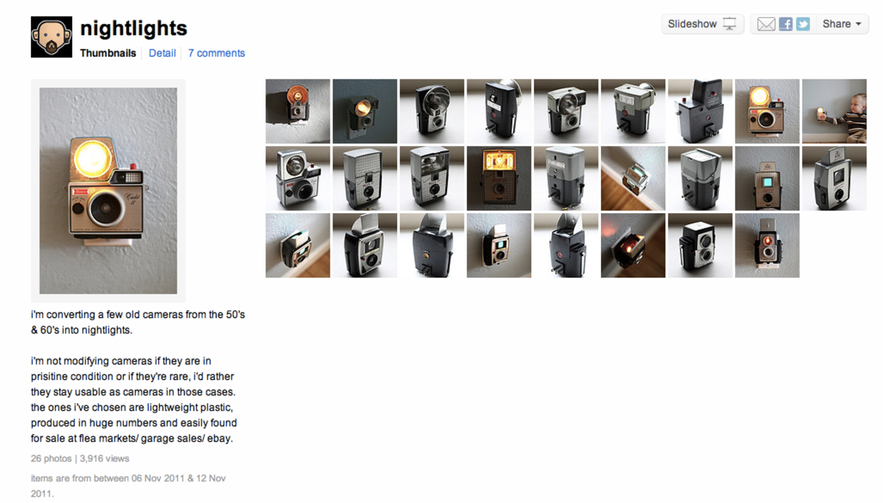 Fina lampor för kameranörden
